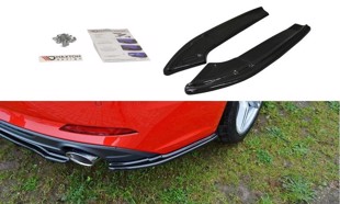 Maxton Rear Side Splitters Audi A5 F5 S-Line - Gloss Black