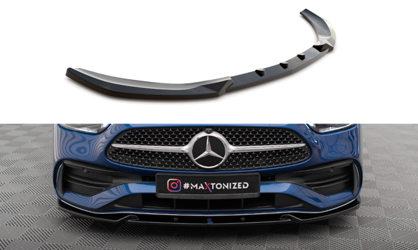 Maxton Front Splitter V.1 Mercedes-Benz C Amg-Line W206 - Gloss Black