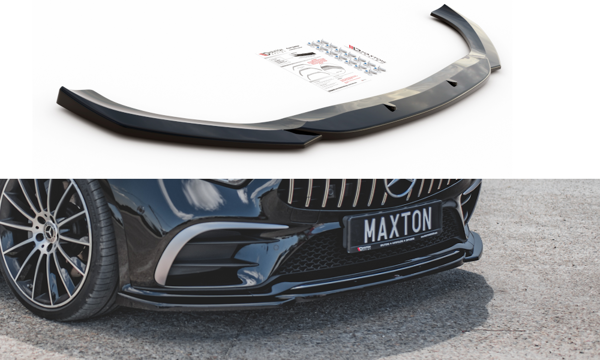 Maxton Front Splitter V.1 Mercedes-Benz Cls Amg-Line C257 - Textured