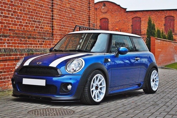 Maxton Side Skirts Diffusers Mini Cooper R56 Jcw - Gloss Black