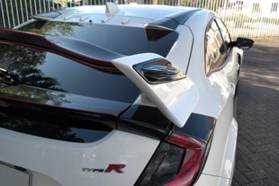 Maxton Spoiler Side Extensions Honda Civic X Type R - Textured