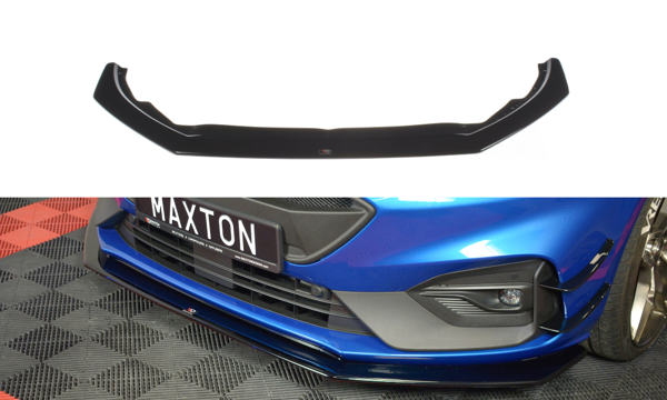 Maxton Front Splitter V.6 Ford Focus St / St-Line Mk4 - Textured