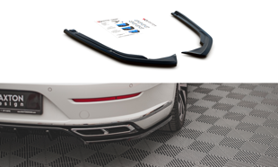 Maxton Rear Side Splitters Volkswagen Arteon R-Line Facelift - Gloss Black