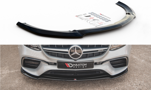 Maxton Front Splitter V.1 Mercedes-Benz E63 Amg Estate/Sedan S213/W213 - Gloss Black