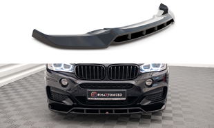 Maxton Front Splitter V.2 BMW X6 M-Pack F16 - Gloss Black