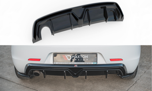 Maxton Rear Valance Alfa Romeo Giulietta Facelift (Single Exhaust Version) - Gloss Black