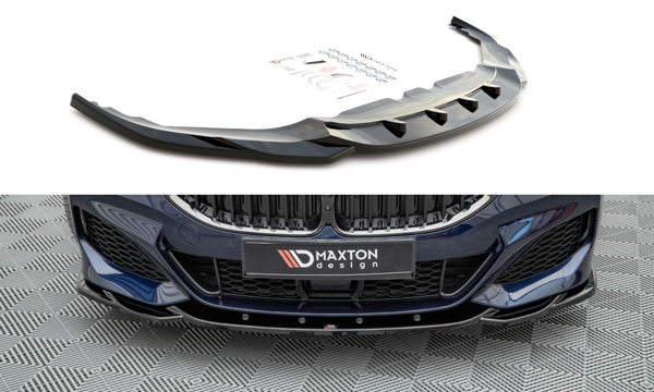 Maxton Front Splitter V.4 BMW 8 Coupe M-Pack G15 / 8 Gran Coupe M-Pack G16 - Textured