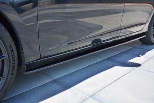 Maxton Side Skirts Diffusers Volvo V60 Polestar Facelift - Gloss Black
