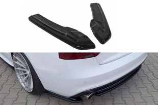 Maxton Rear Side Splitters Audi A5 S-Line (Facelift) - Gloss Black
