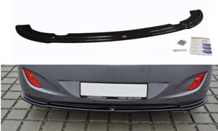 Maxton Central Rear Splitter Hyundai I30 Mk.2 - Gloss Black