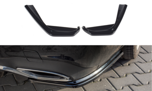 Maxton Rear Side Splitters Mercedes-Benz E43 Amg / Amg-Line W213 - Gloss Black