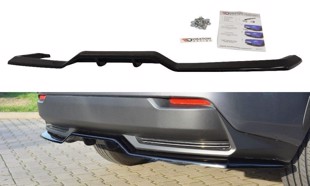 Maxton Central Rear Splitter Lexus Nx Mk1 H (With Vertical Bars) - Gloss Black
