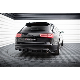 Maxton Rear Valance Audi A6 Sedan / Avant C7 (Version With Single Exhausts on Both Sides)
