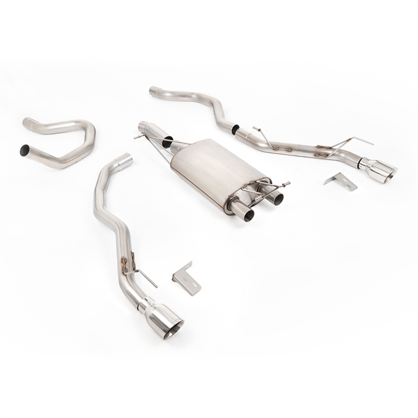 Milltek Front Pipe-Back Med Polerede Enderør Til Ford Ranger 2.3 PHEV