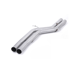 Milltek Sport Centre Silencer Delete Pipe i rustfrit stål til biludstødning, designet til bedre ydelse og sporty lyd.