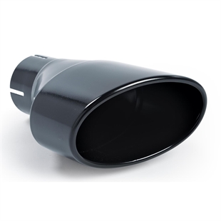 Milltek Cerakote Sort Jet (Oval) 170 x 107 Udstødningsende, Venstre - MSTIP242