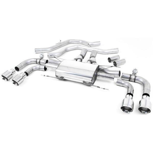 Milltek Cat-back Alfa Romeo Giulia Quadrifoglio 2.9 V6 Bi-Turbo (Non OPF/GPF Models)