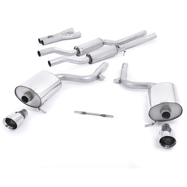 Milltek Cat-back Audi A4 3.0 V6 B6 quattro Saloon Avant & Cabriolet