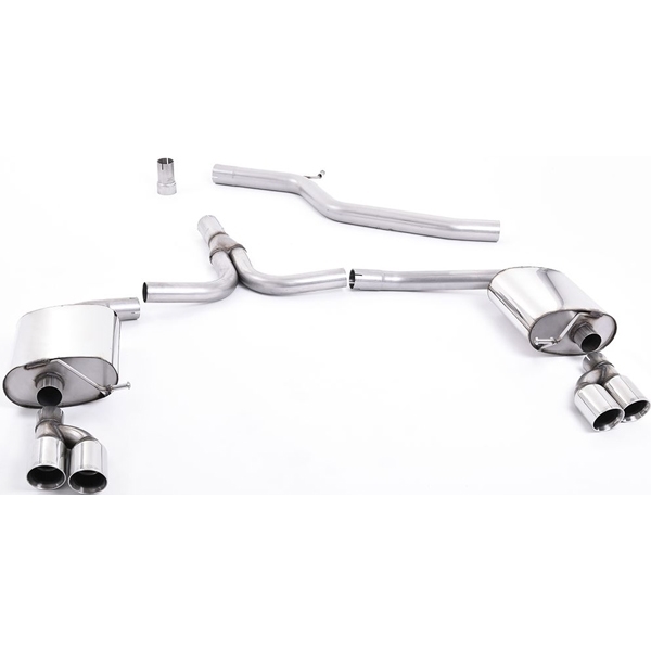 Milltek Cat-back Audi A4 2.0 TDi B8 140PS / 177PS 2WD / Qauttro Saloon and Avant (S line models only)