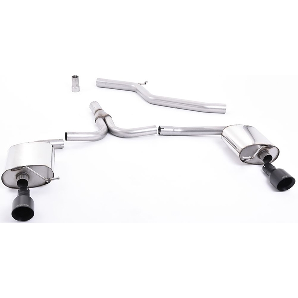 Milltek Cat-back Audi A4 2.0 TDi B8 140PS / 177PS 2WD & Quattro Saloon and Avant (S line models only)