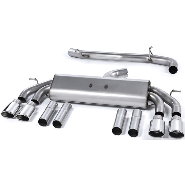 Milltek Cat-back Audi S3 2.0 TFSI quattro Saloon & Cabrio 8V/8V.2 (Non-GPF Equipped Models Only)