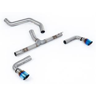 Milltek Ikke-Resonansdæmpet Partikelfilter-Back System med Brændte/Blå Titanium-Enderør til Ineos Grenadier B57