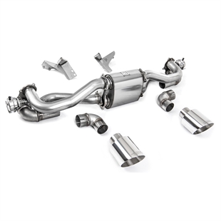 Milltek Partikelfilter-Back Med Polerede GT-115 Enderør Porsche Boxster 718 GTS & Spyder 4.0