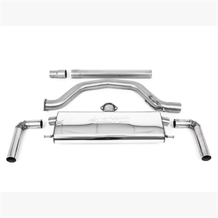 Milltek 80mm OPF/GPF Bagudrettet Udstødningssystem med Brændte Titanium GT-115 Enderør VW Golf Mk8.5 GTi