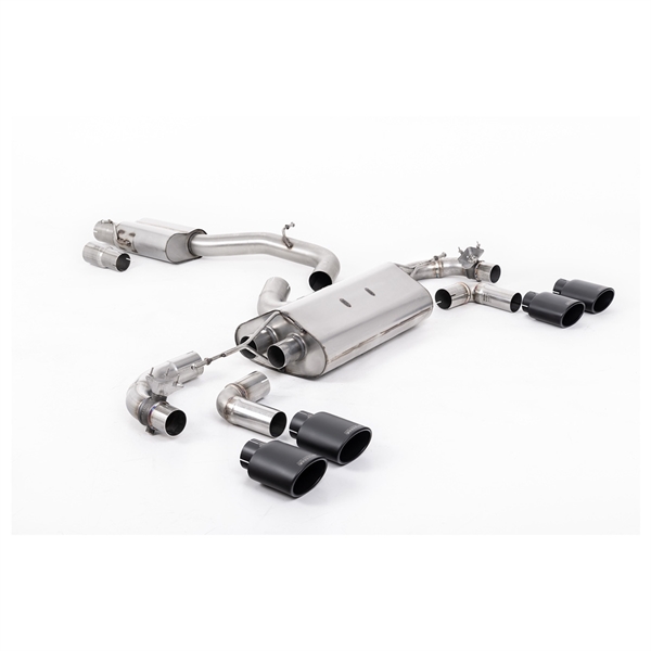 Milltek Cat-back Volkswagen Golf Mk7.5 R 2.0 TSI 300PS (Non-GPF Equipped Models Only) - 80mm Race Systems