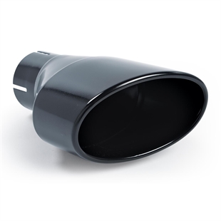 Milltek Cerakote Black Jet (Oval) 152 x 76 Exhaust Tip, RH - MSTIP206