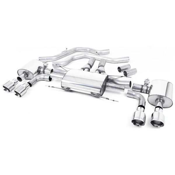 Milltek Cat-back Alfa Romeo Giulia Quadrifoglio 2.9 V6 Bi-Turbo (Non OPF/GPF Models)