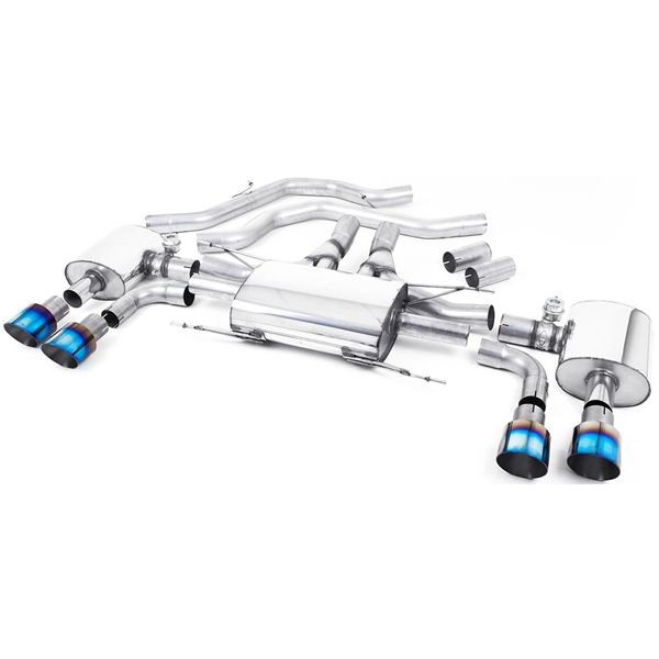 Milltek Cat-back Alfa Romeo Giulia Quadrifoglio 2.9 V6 Bi-Turbo (Non OPF/GPF Models)