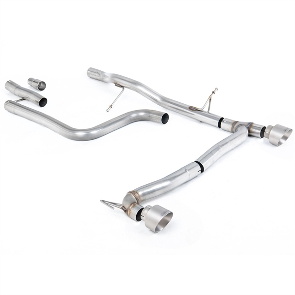 Milltek Cat-back Ford Fiesta Mk8 1.0T EcoBoost ST-Line 3 & 5 Door (155ps Hybrid OPF/GPF Models Only) - Maxton Designs Dual Outl