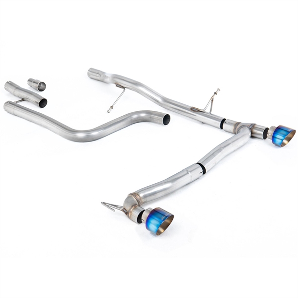 Milltek Cat-back Ford Fiesta Mk8 1.0T EcoBoost ST-Line 3 & 5 Door (155ps Hybrid OPF/GPF Models Only) - Maxton Designs Dual Outl