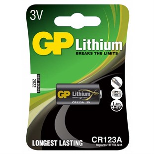 GP Foto Lithium Batteri CR123