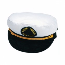 Captain's kasket hvid