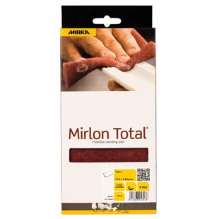 Mirka Mirlon total slibesvampe 360 rød 115x230mm 3stk pk