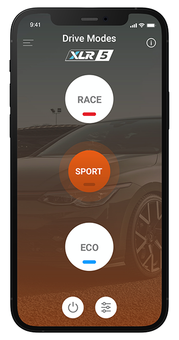 RaceChip XLR Kontrol Mulighed - App