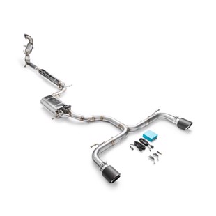RM Motors Complete exhaust system for Seat Leon Cupra 3 with sport catalyst Emission standard - Euro 3, Capacity - 100 cpsi, Ti