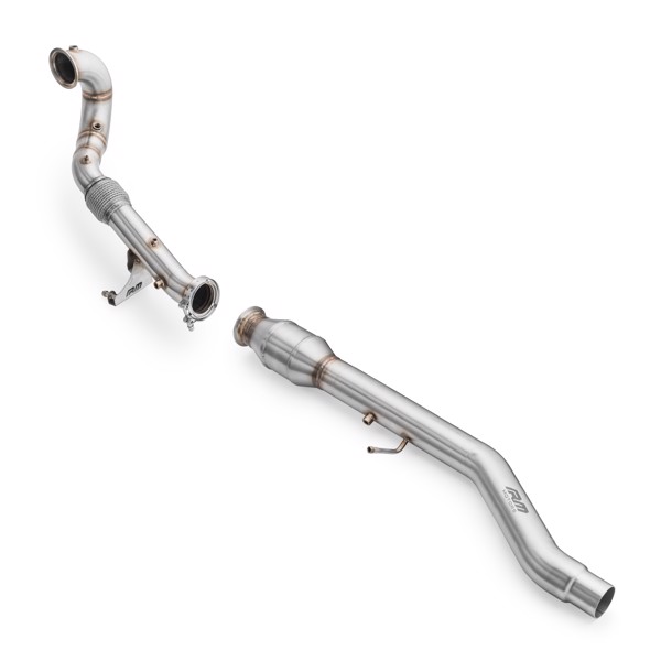 RM Motors Downpipe Volkswagen Arteon 2.0 TSI Beginning - Downpipe with straight pipe +silencer