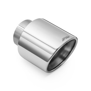 RM Motors polished stainless steel straight tip KSZP/DK Inlet diameter - 63,5 mm, Tip diameter - 101 mm, Including the clamp - Yes
