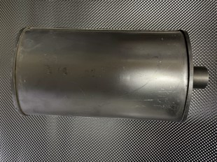 RM Motors Aluminized steel 2 by 1 mounting through silencer - EDEX