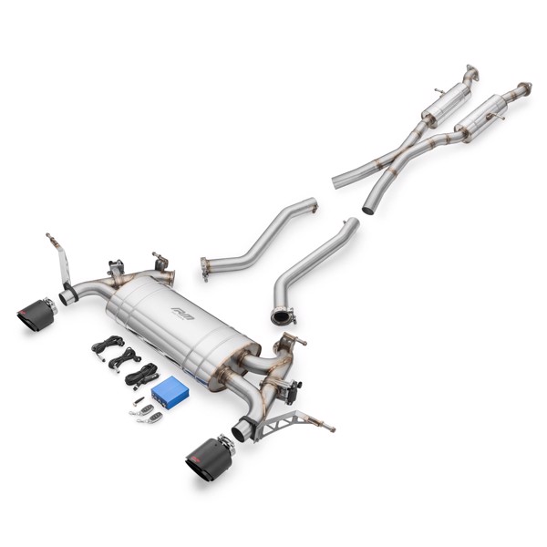 RM Motors Catback - Jeep Grand Cherokee V6 3.6L, V8 5.7L Jeep tips - 2, Jeep silencer - With sound control