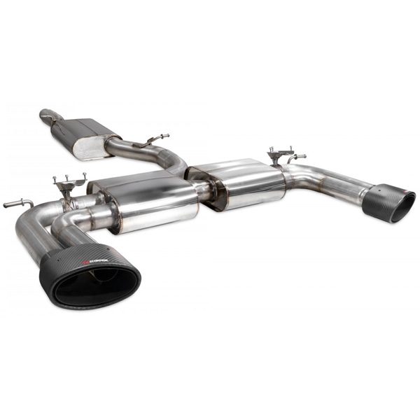 Scorpion Resonated CAT/GPF-Back System & Electronic Valves - Audi S3 - Ascari EVO