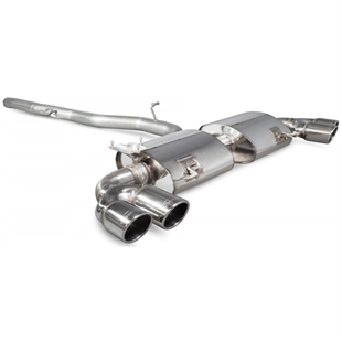 Scorpion Non-Res CAT-Back System With Electronic Valves - Audi S1 - Monaco (Quad)