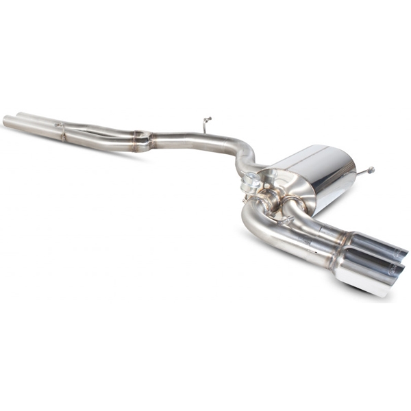 Scorpion Non-Resonated Secondary CAT-Back System - Audi RS3 - Daytona