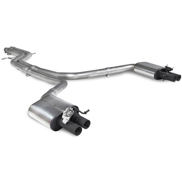 Scorpion Non-Resonated Half System - Audi RS6 - OE Fitment