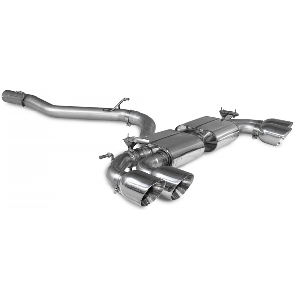 Scorpion Non-Res CAT/GPF Back System & Electronic Valves - Audi S3 - Daytona