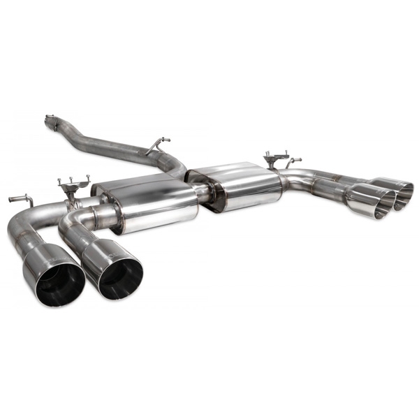 Scorpion Non-Resonated CAT/GPF-Back System With Valves - Audi S3 - Daytona