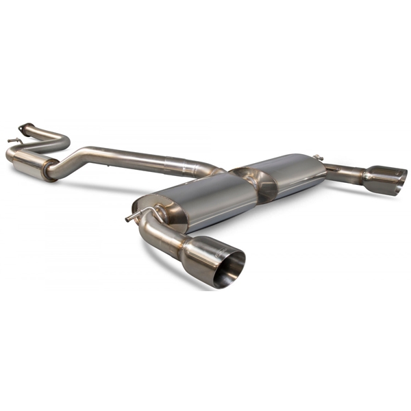 Scorpion 63.5mm/2.5" Resonated Cat-Back System - Ford Focus - Daytona